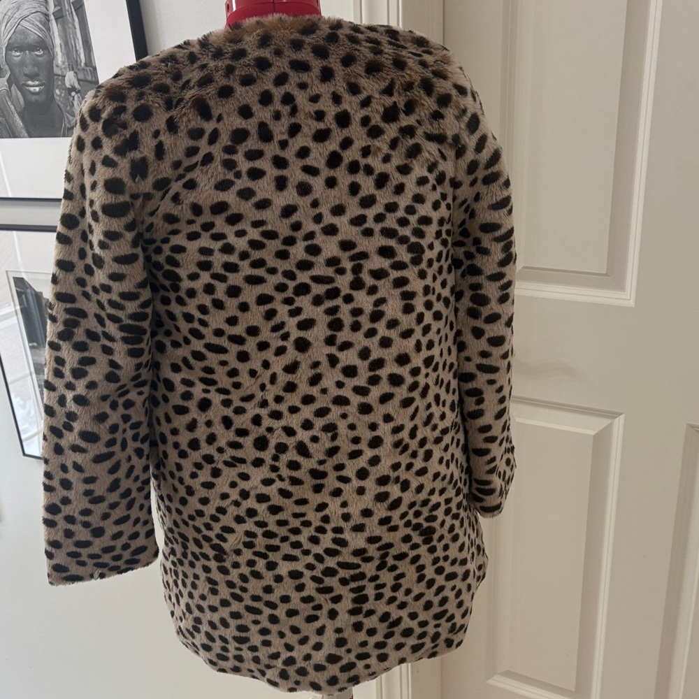 Crewcuts Spotted Faux Fur Teddy Jacket - Picture 4 of 4
